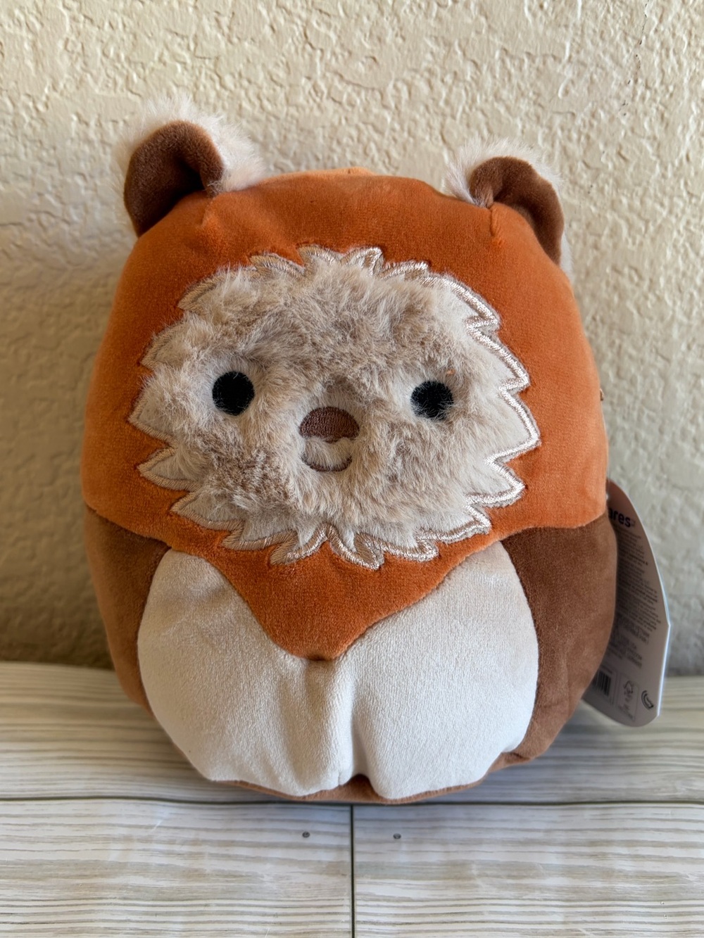 Plush Ewok Stuffed Toy - Brown & Cream